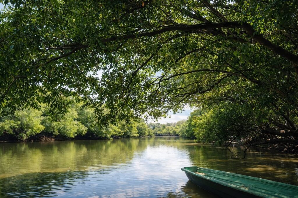 River bank view